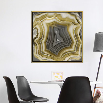 «Agate in Gold Grey» par Danielle Carson - reproduction d'art