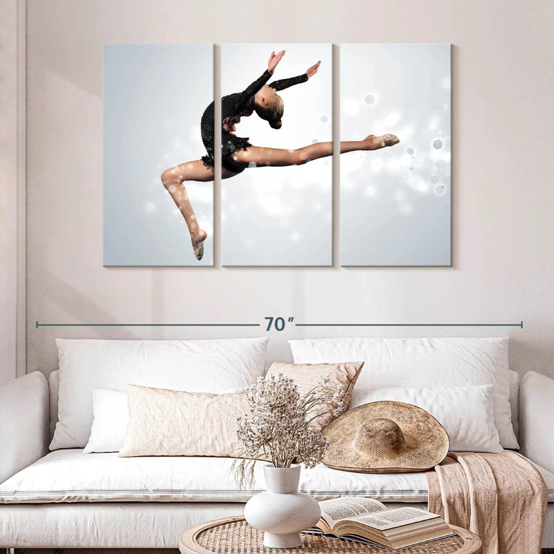 Fille de gymnastique Sireci, H 32 po x l 50 po