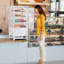 2,7 pieds cubes Vitrine de comptoir Ft./78L avec éclairage DEL pour cafés