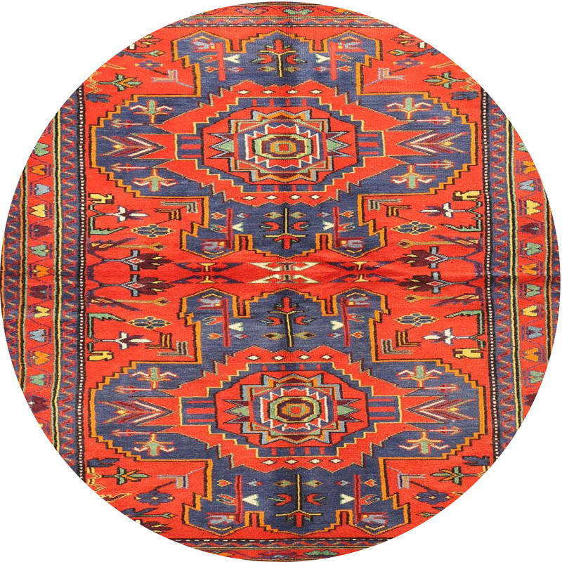 Oriental Indoor Rug, Round 4'