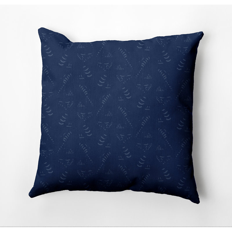 Housse de coussin carré et insert, 20 po X 20 po, Bleu