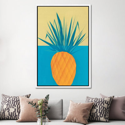 Pineapple 1 Piece Wall Art on Canvas