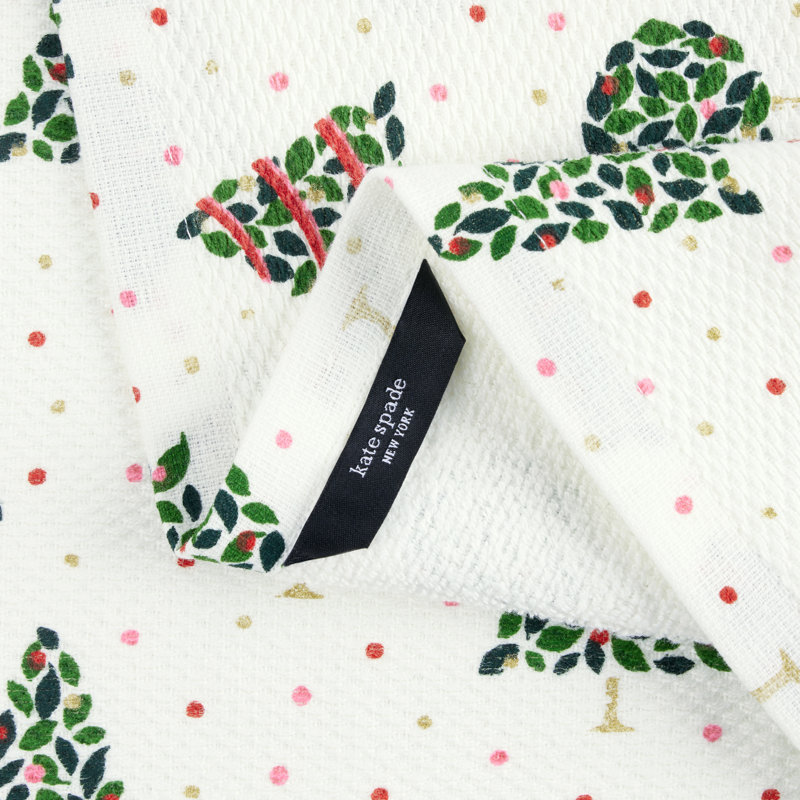 Loop And Dot Plaid Kitchen Towel Set