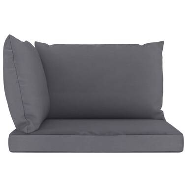Latitude Run® Pallet Cushions 3 pcs Taupe Oxford Fabric