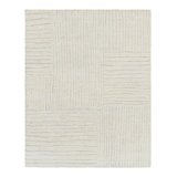 Rug & Kilim’S Contemporary Rug In White With High-Low Geometric Patterns