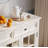 American Style Solid Wood & Glass Sideboard