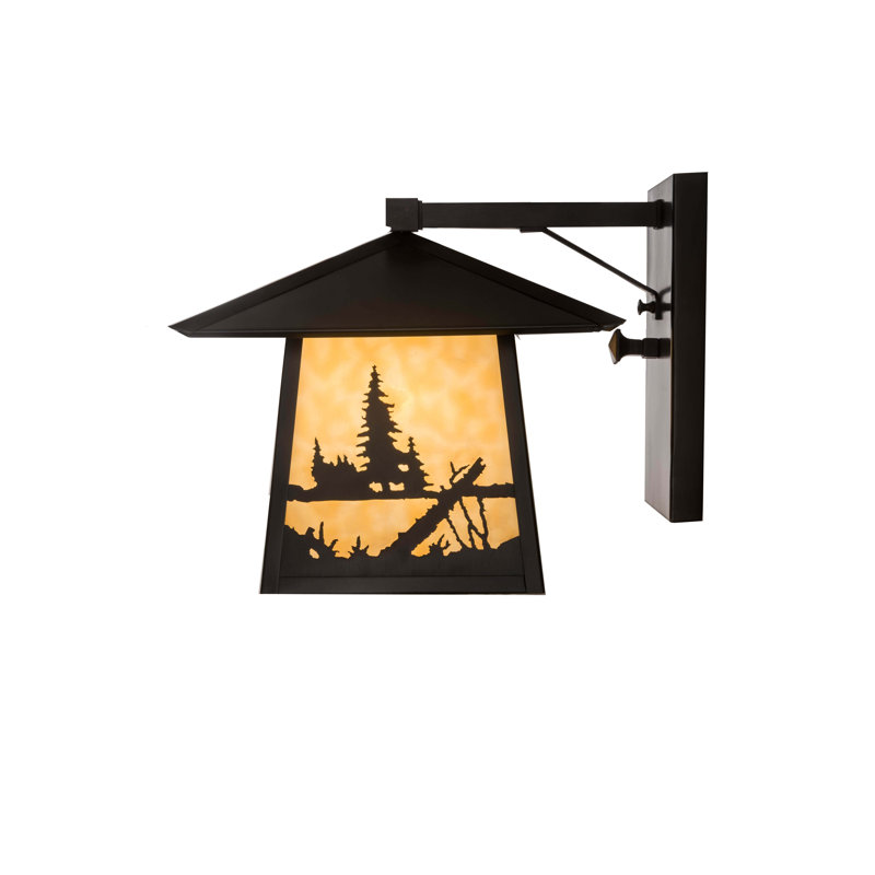 Rustic Lodge Wall Light