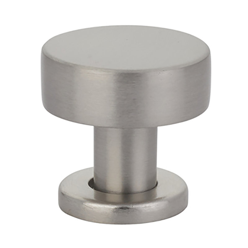 Cadet Mushroom Knob Knob, Satin Nickel, 1.75" H x 1.75" W x 1.37" D