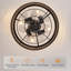 Ventilateurs de plafond 16,5 pouces avec lumières et télécommande Fandelier-828721328-828721339