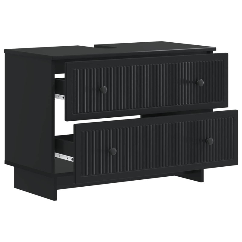 Under Sink Cabinet, Black