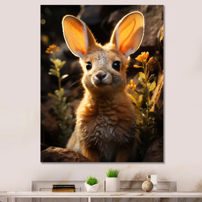 " Cute Kangaroo Portrait I "