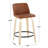 Lakyia Swivel Upholstered Counter Stool