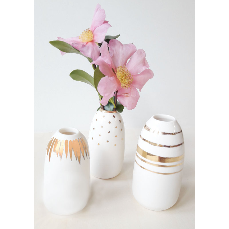 Solifl'Or Handmade Porcelain Table Vase