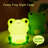 Frog Night Light For Kids, Cute USB Rechargeable Silicone Animal Lamp, Bedroom Nightlight For Girls Boys Teens, Christmas Birthday Gift Idea, Room Decor