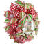 Couronne en maille 18 po Surfing Santa