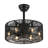 Angelyca 18 inch Rattan Ceiling Fan with Light and Remote, 3-speed Reversible Caged Ceiling Fan Rustic Farmhouse Fandelier for Bedrooms-1857377315