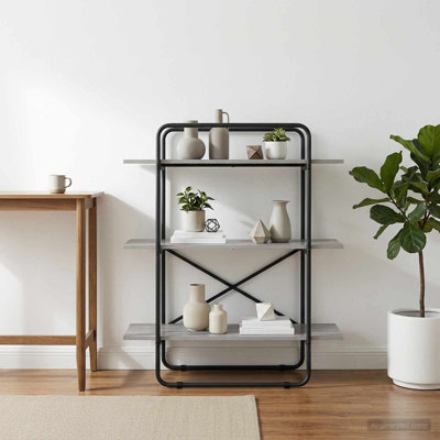 100 cm W Galvanised Steel Bookcase