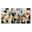 Orange Happiness Abstract Minimal, ensemble de 3 reproductions-1156691941-1156691930
