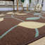 Tapis floral brun / bleu Arroya-22249187