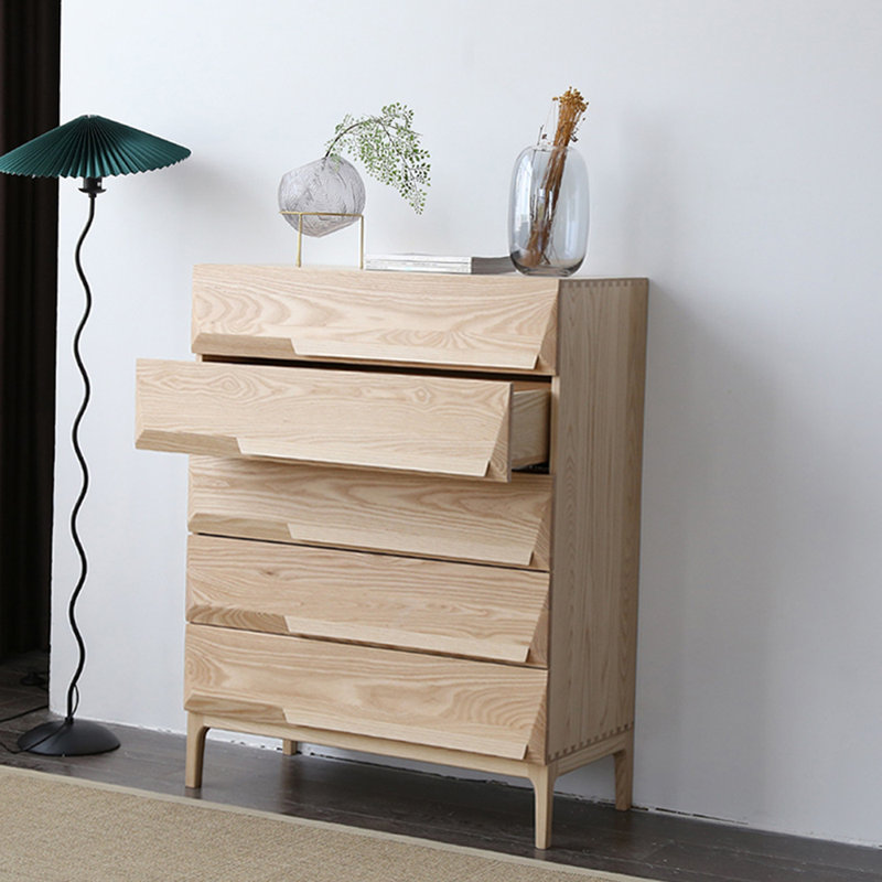 Commode d'appoint en bois simple et moderne