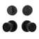 Bergen Round Passage Knobset with Modern Deadbolt