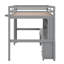 Lit mezzanine double avec bureau, armoires, tiroirs et station de charge-1284724580