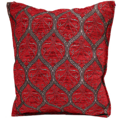 Southwestern Pillows Tassels Chenille Reversible Throw Pillow
