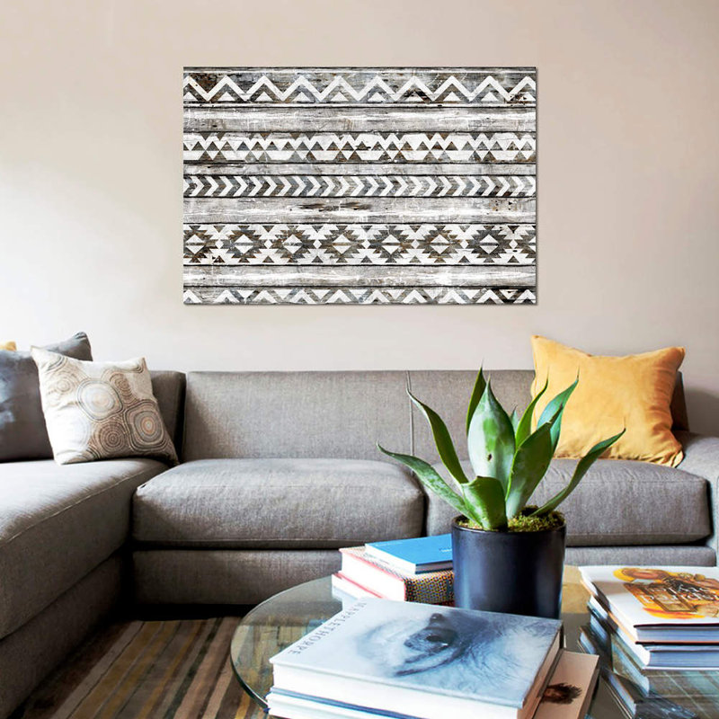Navajo Pattern by Diego Tirigall - Wrapped Canvas Print, 66.04 cm H x 45.72 cm W x 1.91 cm D