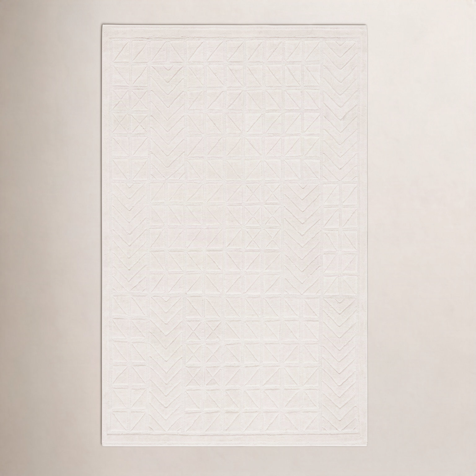Noni Hand-Tufted Wool Geometric Rug, Rectangle 5' x 8'
