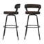 Tabouret de bar et de comptoir pivotant à dossier bas Kipton-1854992591-1854992588
