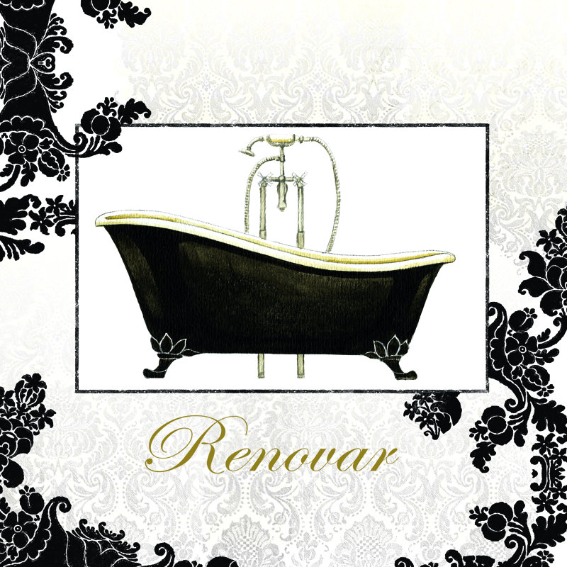Spanish Renew Bath - Wrapped Canvas Print, 51cm H x 51cm W x 3.8cm D