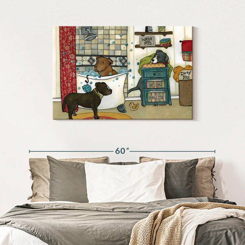 Brampt Wash Your Pits, 30" H x 45" W