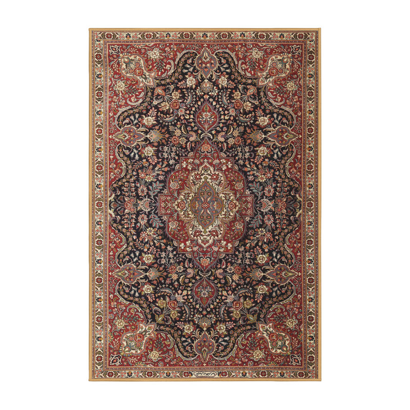 Oriental Indoor Rug, Rectangle 4' x 6'