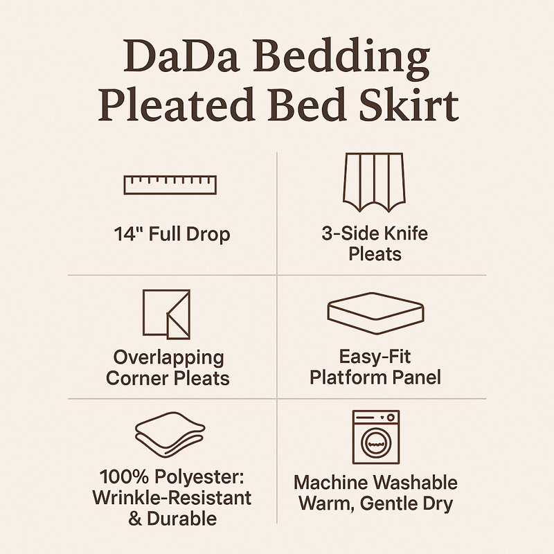 Tailored Bed Skirt, Twin
