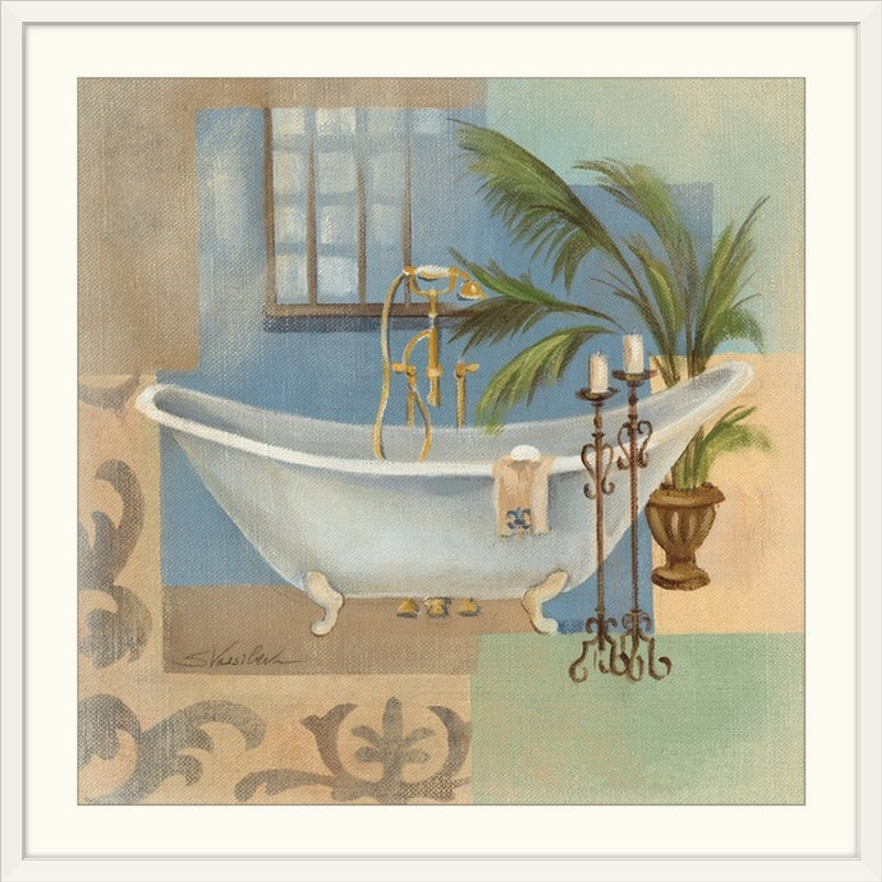 «Coastal Bathaign II» par Silvia Vassileva, reproduction d'art, H 16 po x l 16 po x P 1,5 po, Toile