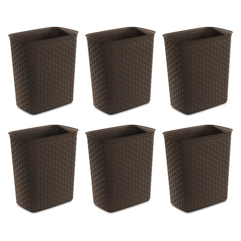 Poubelle en plastique 5,8 gallons en plastique Sterilite Weave