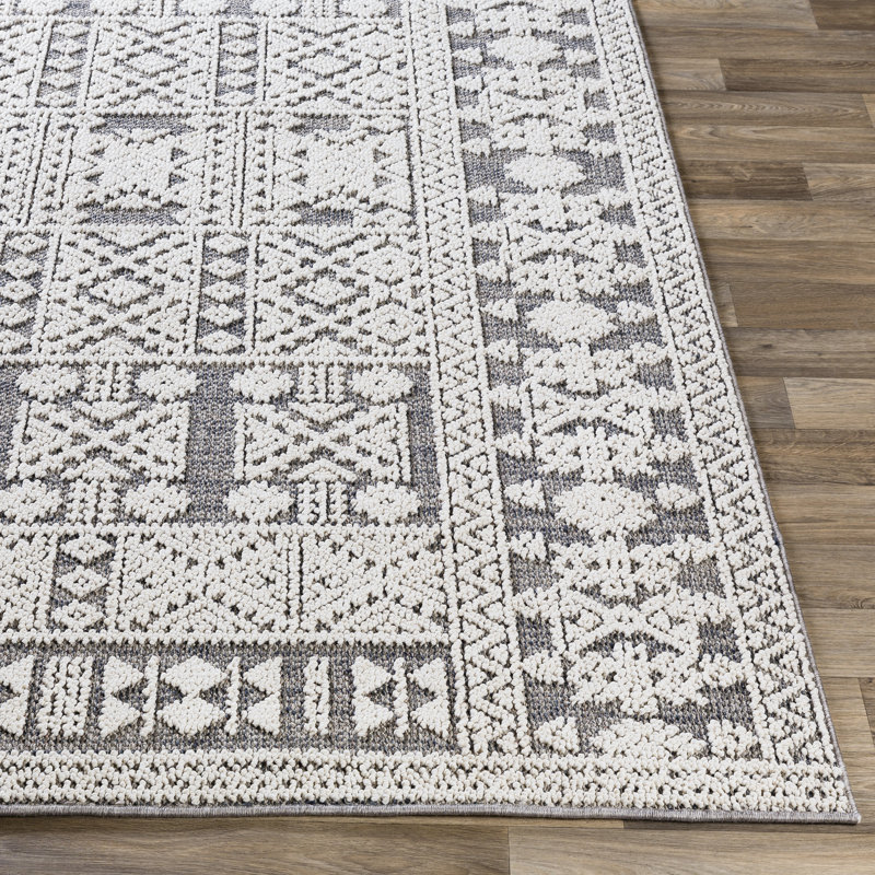 Baconton Southwestern Indoor / Outdoor Rug, Rectangle 2' x 3'