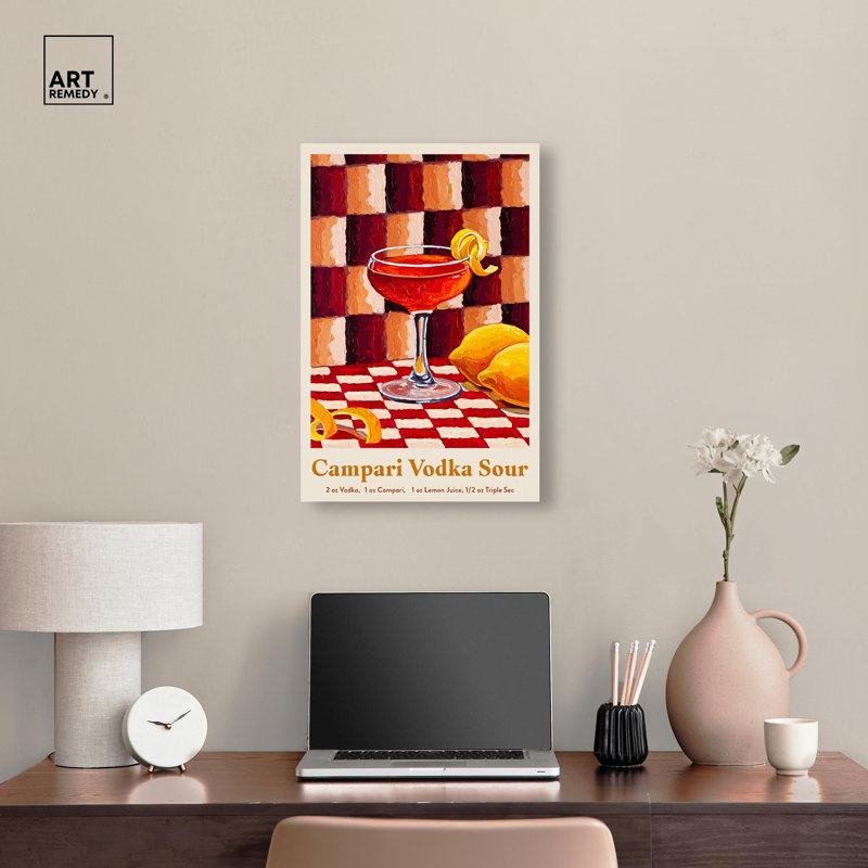 «Zesty Elixir», reproduction d'art sur toile par Art Remedy, Gallery Wrapped, H 24 po x l 16 po