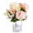 Crème et rose sélectionné