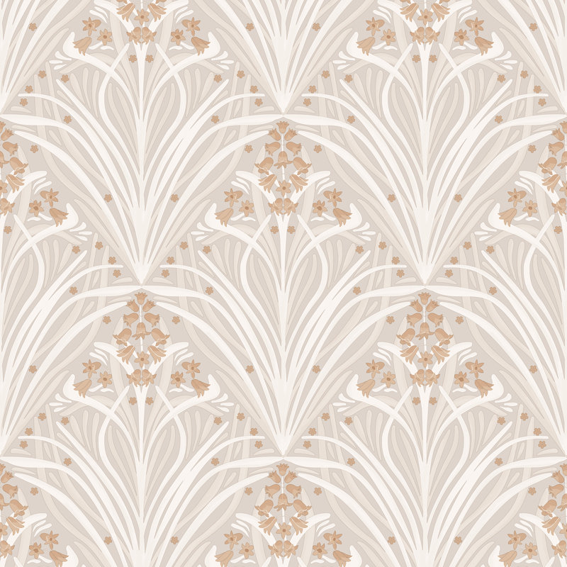 Papier peint Victorian Bloom, Crème