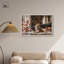 «Graceful Lion Blossoming Store Shadowbox Print», art mural par Art Remedy, cadre blond, 36 x 24-421501088-421501099