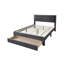 Grand lit de luxe 1 pièce avec tiroir de rangement-106590305