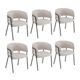 Dones Fabric Upholstered Dining Chairs