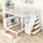 Full-Over-Twin Bunk Bed with Storage Drawers and Study Desk-680184240
