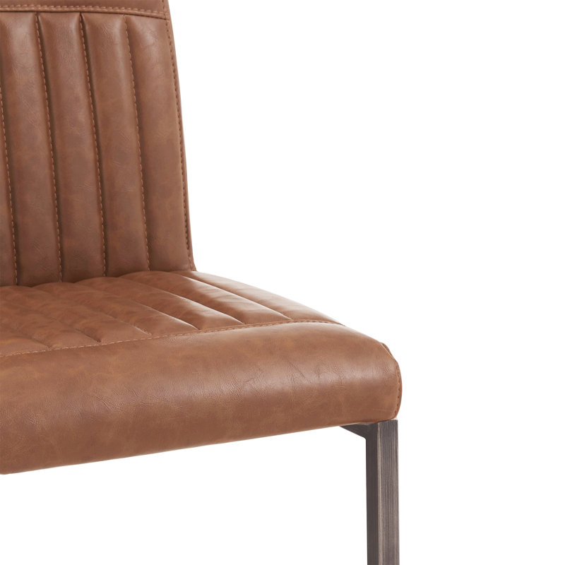 Casteel Upholstered Counter Stool, Antique Cigar Brown, Counter Stool (26" Seat Height)