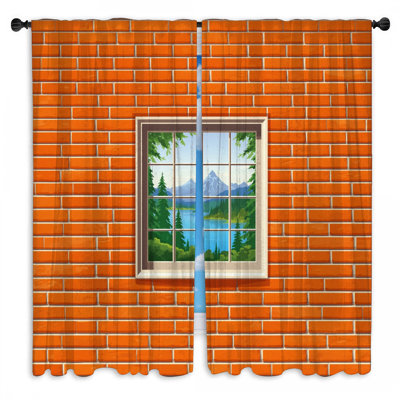 Rideaux de fenêtre Brick Wall