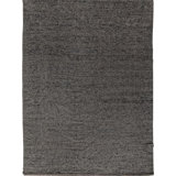 Wool Area Rug in Dark Gray