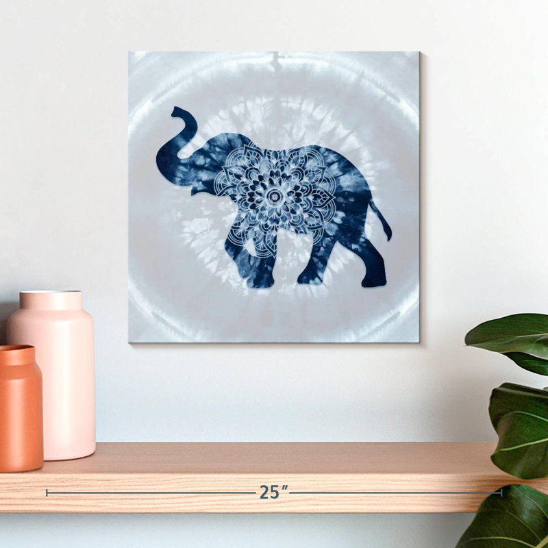 Kala Elephant Mandala, H 16 po x l 16 po