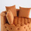 Siège d'appoint de 38 pouces de largeur - velours orange For Living-553058402