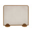 Pare-étincelles décoratifs pour foyer à bois, panneau unique en métal doré, 96,5 cm (L) × 81,3 cm (H).-764011113